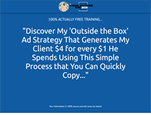 Tablet Screenshot of mrthinkoutsidethebox.com
